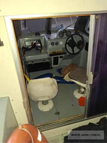 Łódź HARPUN 550 z silnikiem zaburtowym Mercury 115 ELPTO (moc 86 kW) na p-pie 2-os. Niewiadów 